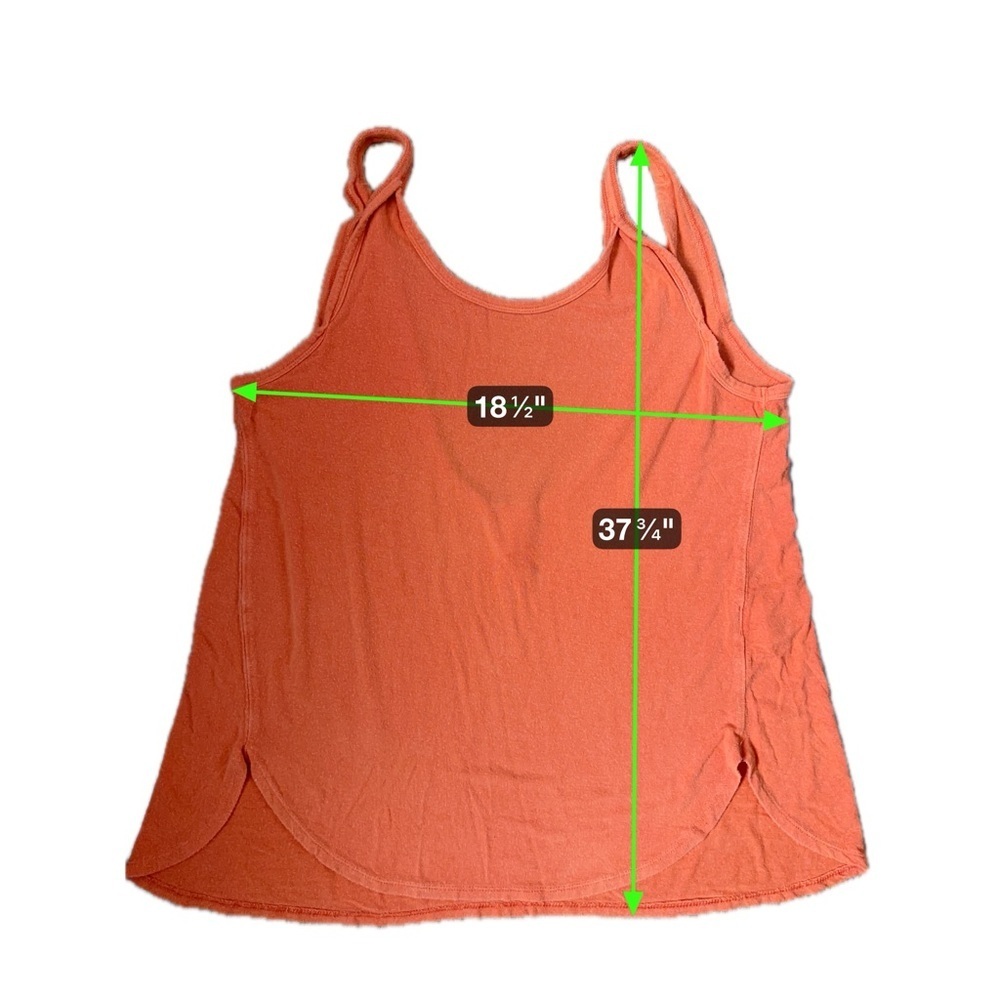 We The Free Bright Orange Scoop Neck Soft Knit, Easy Fit, Layering Essential S - Picture 10 of 11